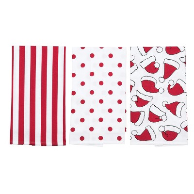C&F Home Santa Group Printed Flour Sack Kitchen Towel Dishtowel Set of 3