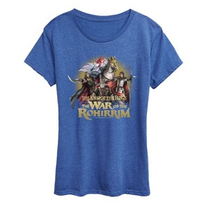 Women's - Lord of the Rings - War of the Rihirrim Characters Short Sleeve Graphic T-Shirt - 1 of 4