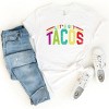 Simply Sage Market Let's Get Tacos Varsity Short Sleeve Tee - 3 of 4
