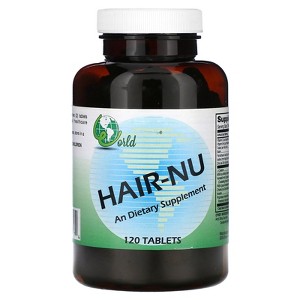 World Organic HAIR-NU, 120 Tablets - 1 of 2