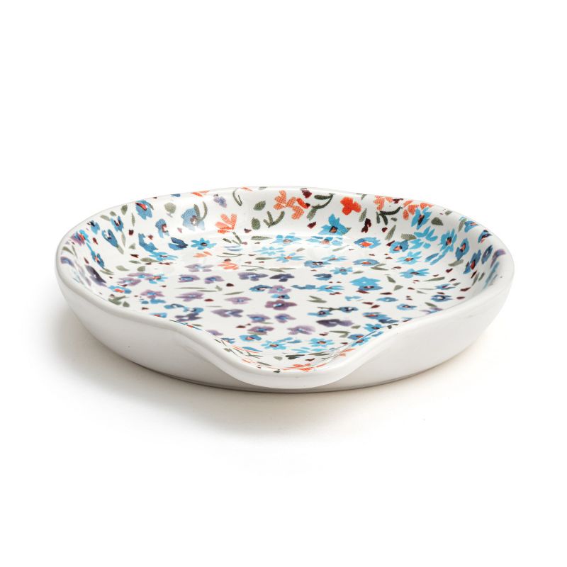 DEMDACO Tiny Floral Spoon Rest, 3 of 6