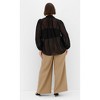 Women's Plus Size Seline Top - black | CITY CHIC - 3 of 4