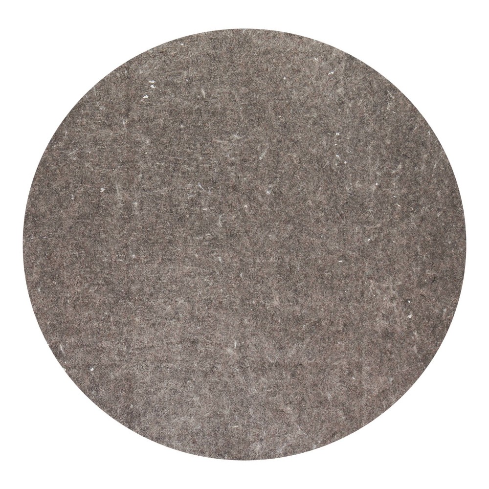 Photos - Area Rug 6' Round Premium Surface Rug Pad Gray - Anji Mountain: Skid-Resistant, Recycled Synthetic Fibers, Rubber Backing