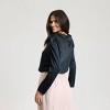 Women's Satin Cowl Neck Blouse - A New Day™ - 2 of 3