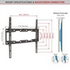 Barkan 19" - 65" Fixed TV Wall Mount - 4 of 4