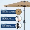 GustoWave 9Ft Outdoor Patio Umbrella for Pool, Deck, Yard, Garden - 3 of 4