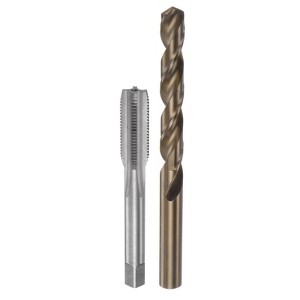 Unique Bargains Cobalt High Speed Steel Straight Flute Twist Drill Bit Tap and Bit Set - 1 of 3