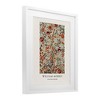 Stupell Industries William Morris Red Dotted Flowers Framed Print Under Glass Art - 2 of 4
