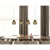 Cal Lighting 60W Aversa RippLED Glass Pendant (Edison Bulb Not included) - 2 of 3