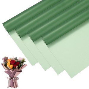 Unique Bargains Waterproof Durable Floral Wrapping Paper 1 Pc - 1 of 4