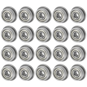 Unique Bargains Chrome Steel Durable Multipurpose Use Flanged Ball Bearing - 1 of 4