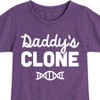 Girls' - Instant Message - Daddy's Clone Fitted Short Sleeve Graphic T-Shirt - 2 of 4