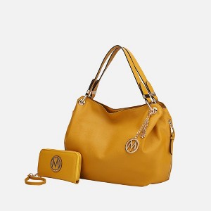 MKF Collection Fabienne Women’s Hobo Shoulder Bag with Matching Wallet by Mia K - 1 of 4