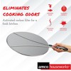 Amco 13" Splatter Screen with Foldable Handles - Stainless Steel Odor Absorber, Dishwasher Safe Versatile Kitchen Tool - Prevents Messy Splatters - 3 of 4