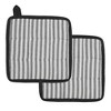 Sawyer Mill Black Pot Holder Set of 2 8x8 - 2 of 4