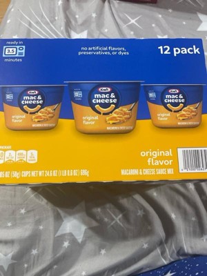 Kraft Original Mac And Cheese Cups Easy Microwavable Dinner- 8.2oz/4ct :  Target