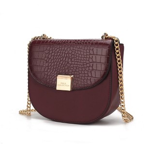 MKF Collection Brooklyn Crocodile Embossed Vegan Leather Women’s Shoulder Bag by Mia K - 1 of 4