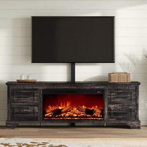AMERLIFE 70" Fireplace TV Stand with Mount - 1 of 4
