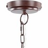 Mark & Day Aggsbach 8"H x 22"W x 22"D Global Rust Ceiling Lights - 4 of 4