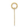 Black Bow Jewelry 14k Yellow Gold, Jersey Collection, Medium Number 4 Pendant - 2 of 4