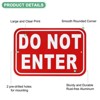 Unique Bargains Waterproof Reflective Do Not Enter Sign 1 Pc - 2 of 4