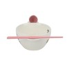 Hello Kitty Sanrio Enjoy The Little Things Ceramic Ramen Bowl With Spoon & Chopsticks - 2 of 4