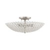 Livex Lighting Cassandra 3 - Light Flush Mount in  Brushed Nickel - 2 of 4