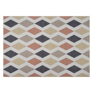 Washable Rugs Non-Slip Floral Area Rug for Living Room & Bedroom - 1 of 1