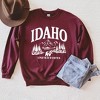 Simply Sage Market Women's Graphic Sweatshirt Idaho Forest Scene - 3 of 4