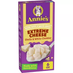 Annie's Extra Cheese Shells White Cheddar - 6oz
