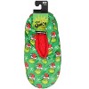 Seven Times Six Dr. Seuss GRINCH Who Stole Christmas Grinch Santa Slipper Socks No-Slip Sole Green - 4 of 4
