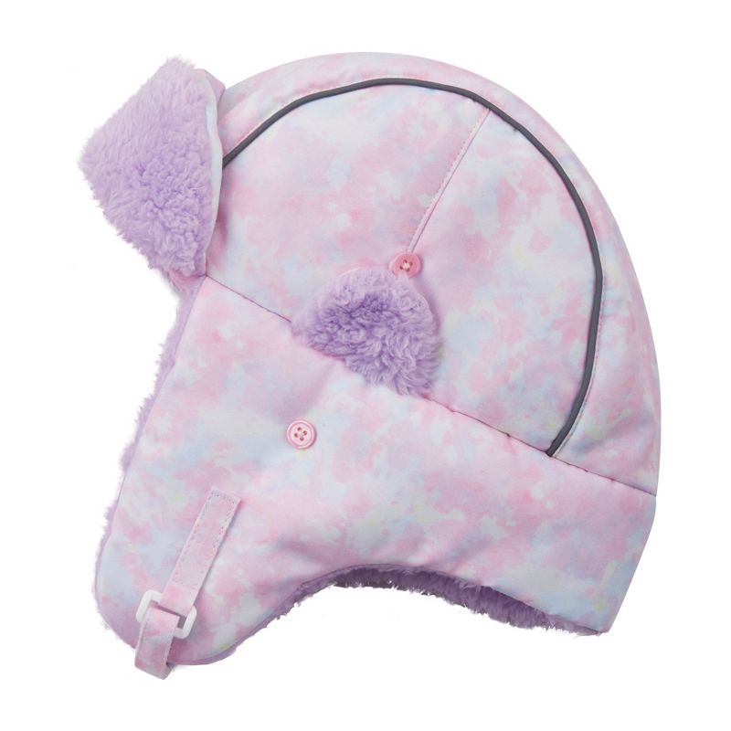 Andy & Evan Kids  Cold Weather Trapper Hat Purple, Size 6., 3 of 4