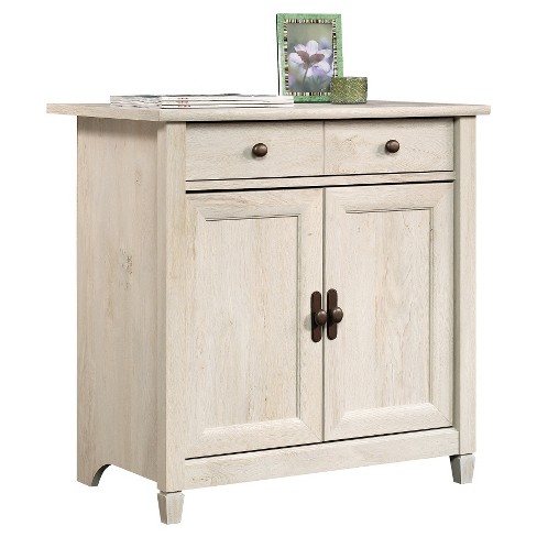  Sauder Engineered Wood 2-Door Storage Cabinet in Chalk