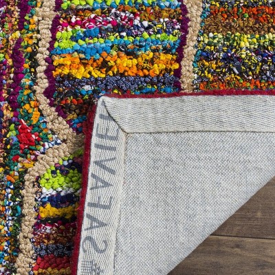 Handmade Multicolor Cotton Kids' Play Area Rug, 8' x 10'