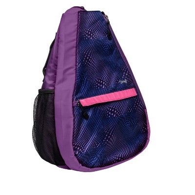 Glove It Tennis Backpack for Women, Lightweight Ladies Tennis Bag & Sling Backpack for 2 Racquets, Balls, Water Bottle -Digital Dusk