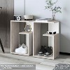 Damerin 25 in. H 3-Tier Shelf Side Table End Table - 3 of 4