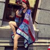 Anna-Kaci Vintage Oversized Scarf Lightweight Versatile Wrap for Beach Travel and Everyday Styling - 70.9″×35.4″ - 4 of 4