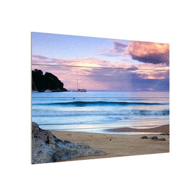 Trademark Fine Art - David Evans 'Kaiteriteri Sunset'