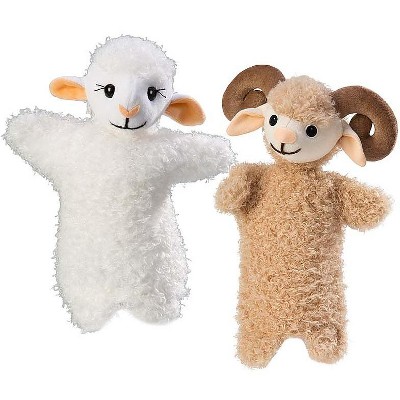 plush animal hand puppets