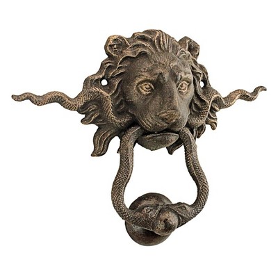 Vecchio Greenman Iron Door Knocker - Design Toscano