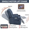 Power Lift Recliner Chair, Heavy Duty 155° Reclining Angle Massage Chair With Dual USB Ports And Cup Holders, Single Recliner Chairs For Elderly - 3 of 4