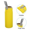 Unique Bargains Neoprene Insulated Water Bottle Sleeve with Finger Strap 2.56"x7.09" 4 Pcs - 4 of 4