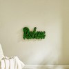 ChicFurnit Wall Art RELAX Letter Moss Decor Calming Organic Accent for Home Living Room and Office, Green, 24.4"*13.2"*1.58" - 4 of 4