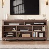COUCHETA 63" Farmhouse TV Stand with Adjustable Shelves - Brown Entertainment Center Cabinet for Living Room - 3 of 4