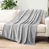 PAVILIA Luxury Fleece Blanket Throw for Bed, Soft Lightweight Plush Flannel Blanket for Sofa Couch - 3 of 4