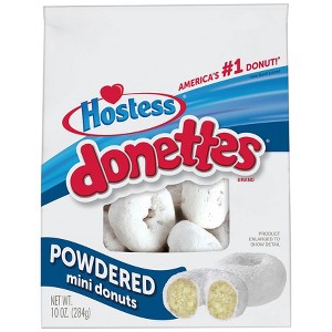 Hostess Donettes Bag Powdered Sugar Mini Donuts 10.0 oz - 1 of 1