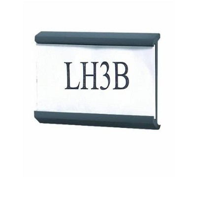 Quantum Storage Systems Label Holder, 3", Gray