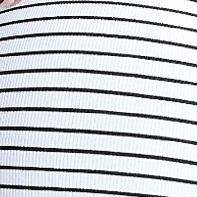 white & black stripe