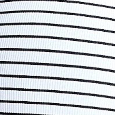 white & black stripe