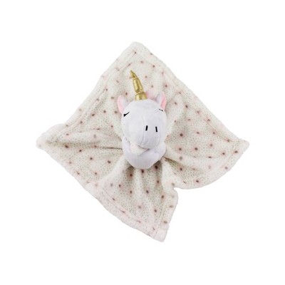 Elle & Jaye Security Blanket Pink Flower Unicorn with Arms Lovey
